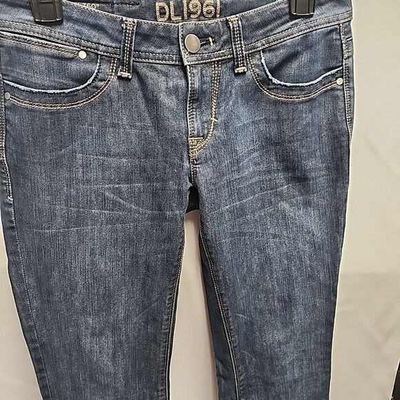 DL1961 Premium Denim Milano Bootcut Jeans Dark Wash Women's Sz 27 - Picture 14 of 16